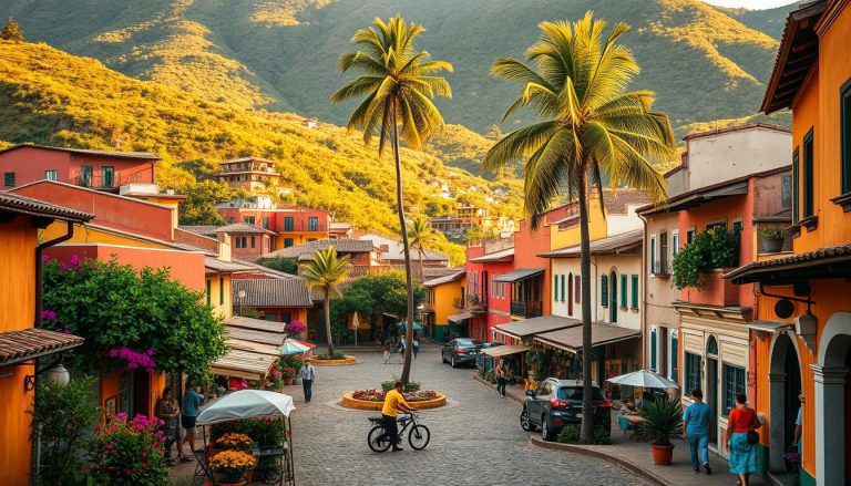 colorful towns in Colombia